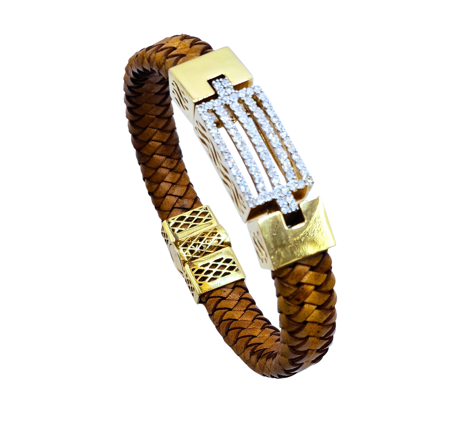 Men's Leather Bangle