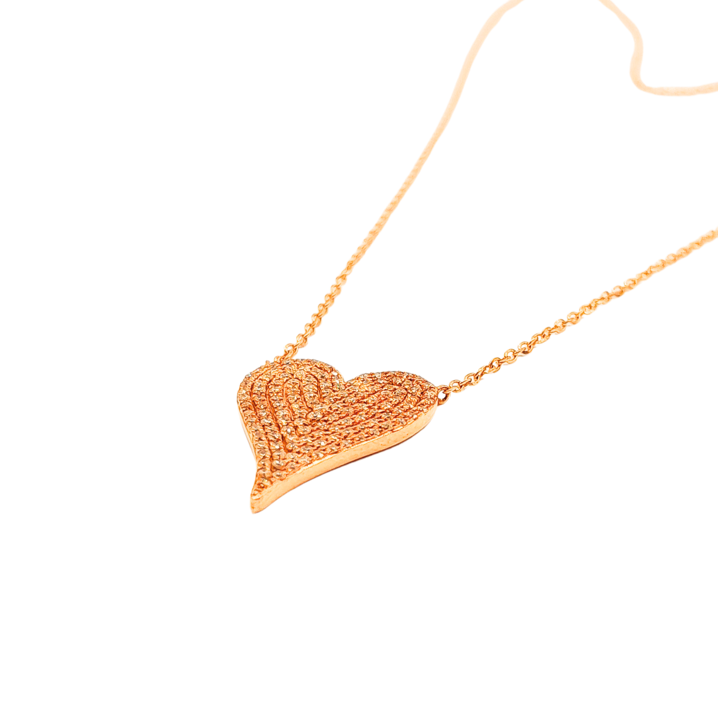 Flat Heart Necklace