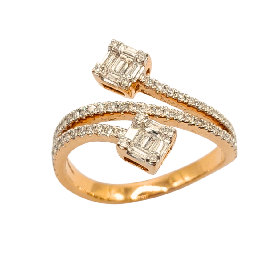 Divergent Diamond Ring