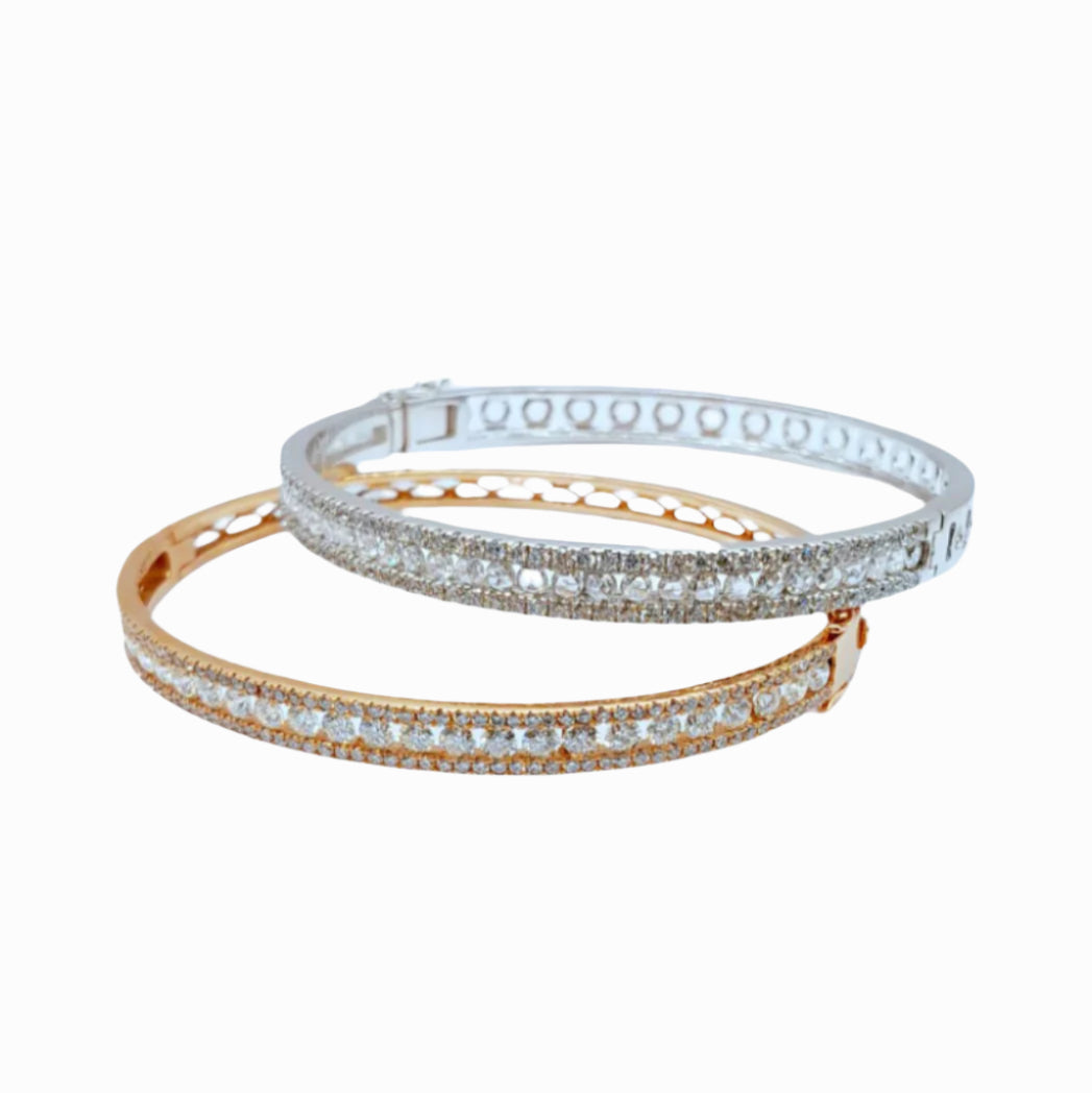 Diamond bangle