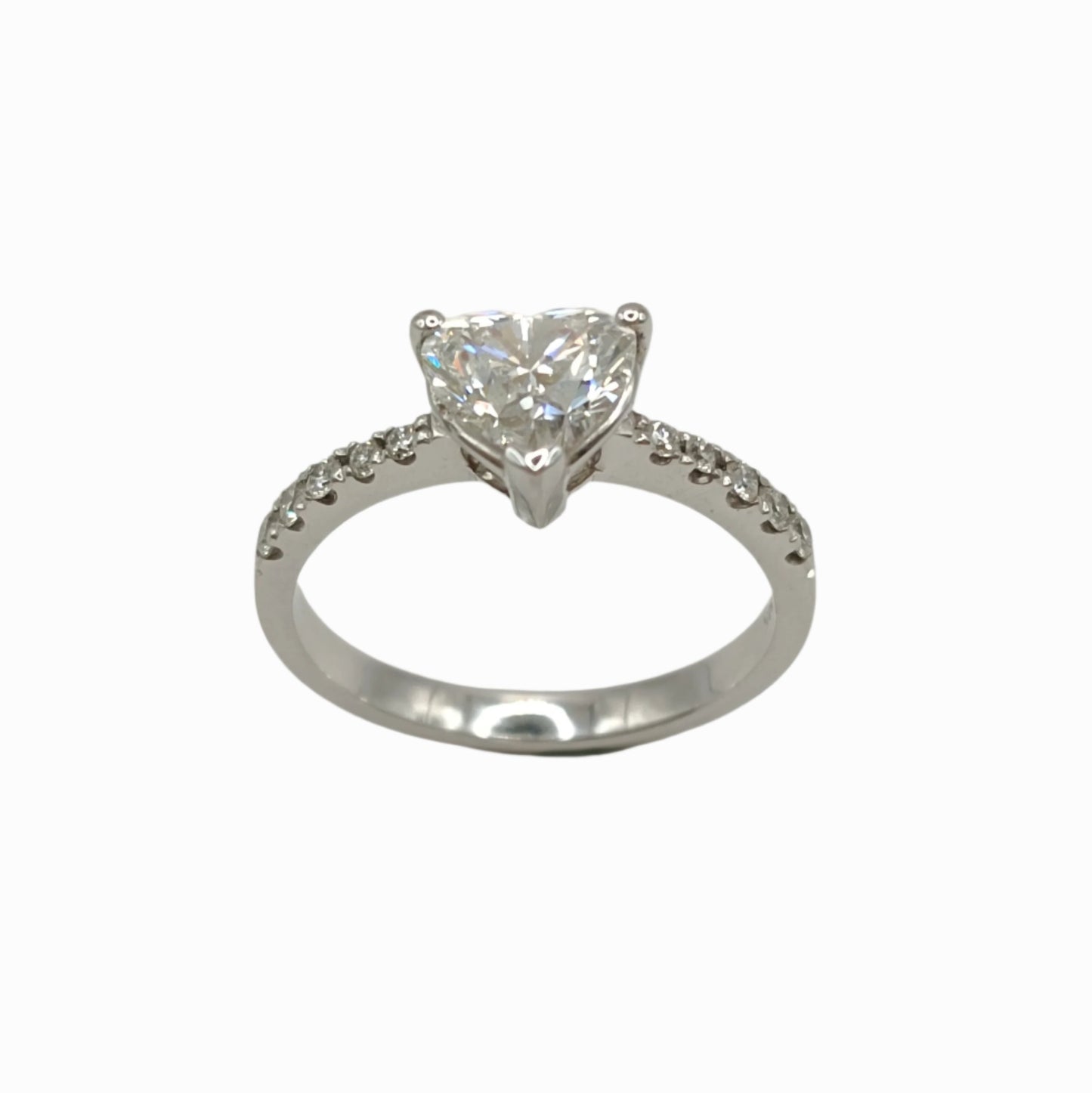 Heart Shape Engagement Ring