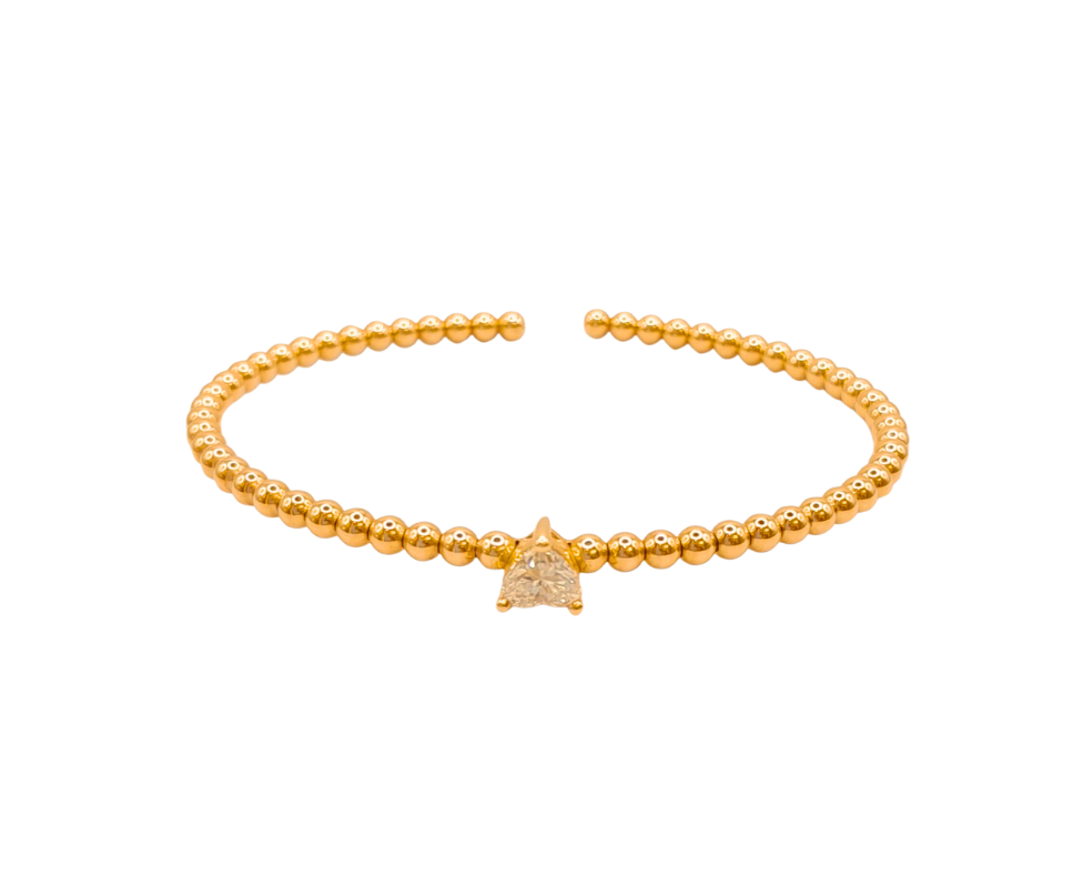 Bubble Heart Bangle
