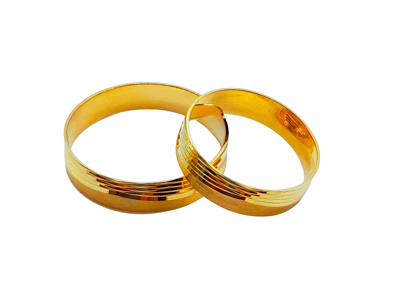 Matte and Shiny Wedding Band