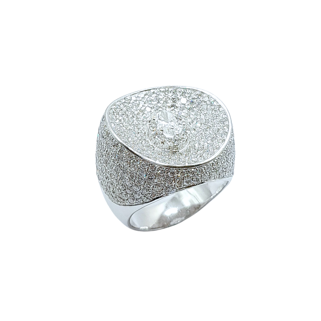 Pavè Rounded Ring