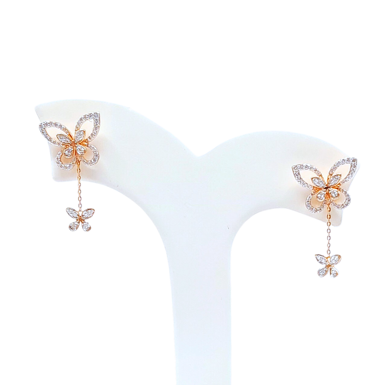 Dangling Butterfly Earring