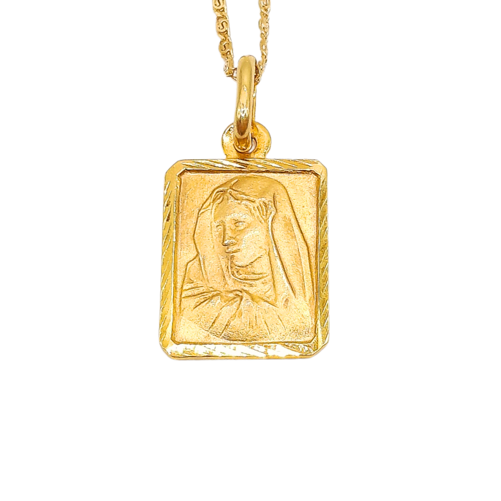 Medal Mary Pendant