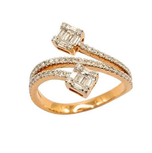 Divergent Diamond Ring