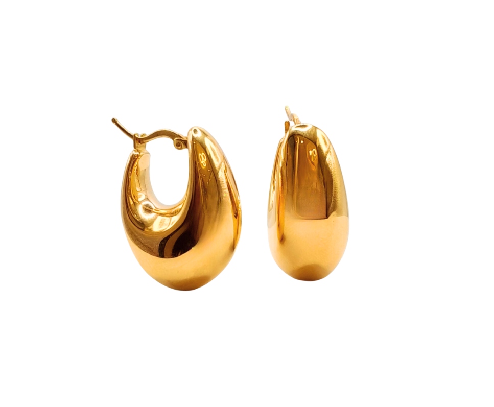 Yellow Chunky Earring