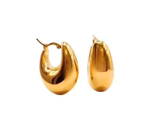 Yellow Chunky Earring