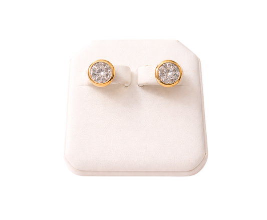 Pave Stud Earring