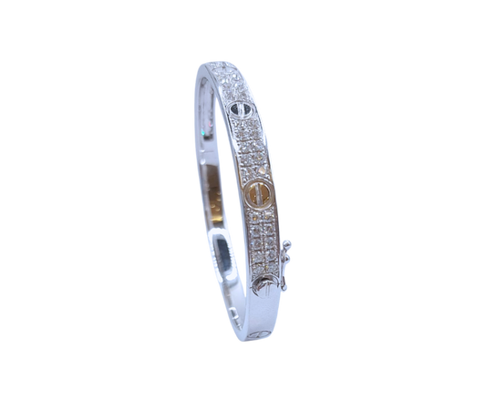 Bangle in White Gold