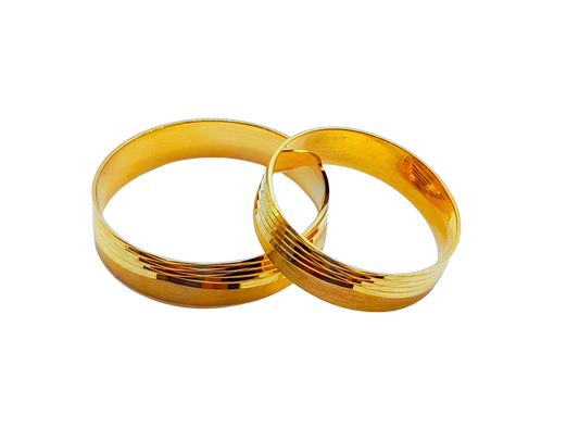 Matte and Shiny Wedding Band