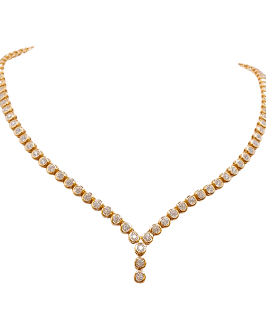 Y Tennis Necklace