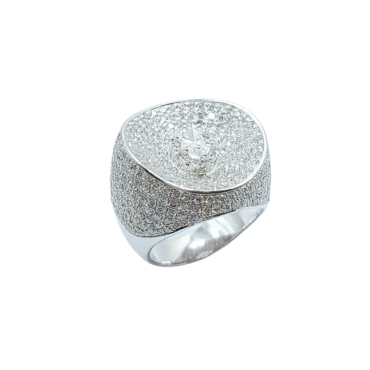 Pavè Rounded Ring