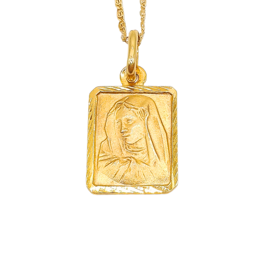 Medal Mary Pendant